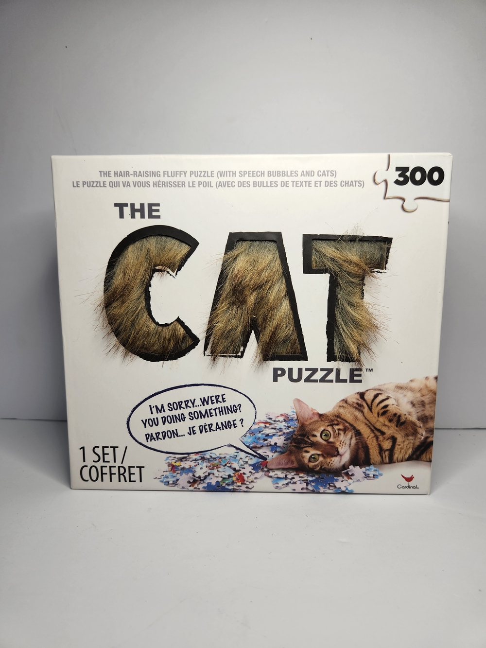 The CAT Puzzle - Fluffy Brown Fur 300-Piece Puzzle